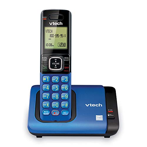 Product Cover VTech CS6719-15 DECT 6.0 Cordless Phone with Caller ID/Call Waiting, 1 Cordless Handset, Blue