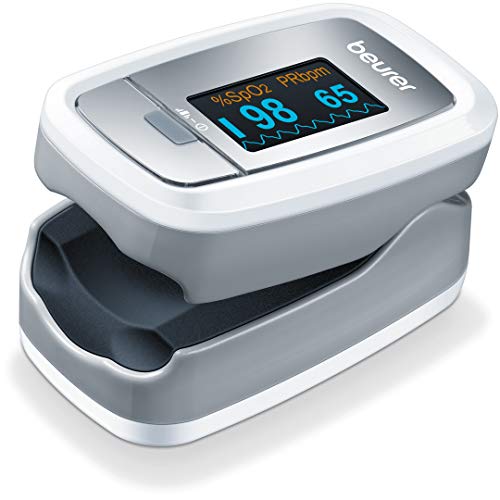 Product Cover Beurer Instant Digital Fingertip Pulse Oximeter, Blood Oxygen Saturation & Pulse Rate Monitor with Accessories, PO30
