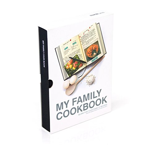 Product Cover Suck Uk | My Family Cookbooks | Kitchen Binder | DIY Recipe Books | Food Journal | Healthy Diet & Cooking Diary | Red | Hard Backed Blank Journal Book | Custom Recipe