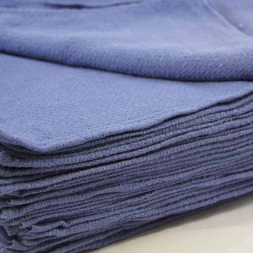 Product Cover Huck Towels Blue-Commercial -50 Piece Pack -16