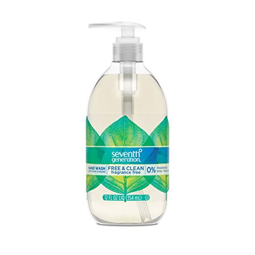 Product Cover Seventh Generation Hand Wash Soap, Free & Clean Unscented, 12 oz, Pack of 8 (Packaging May Vary )