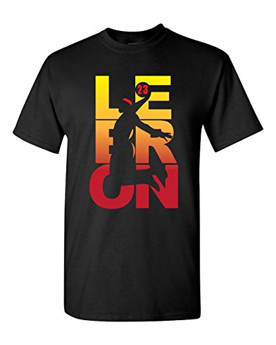 Product Cover City Shirts Mens New Lebron Fan Wear Cleveland DT Adult T-Shirt Tee XX-L Black (XX-Large, Black)