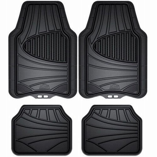 Product Cover Armor All 78840ZN 4-Piece Black All Season Rubber Floor Mat