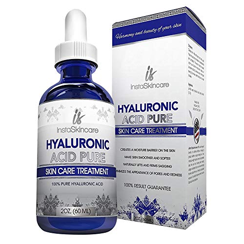 Product Cover Hyaluronic Acid for Face (2 oz) - 100% Pure Medical Quality Clinical Strength Formula - Anti aging formula for your skin