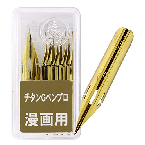Product Cover Zebra Comic Pen Nib- Type Professional - G Model - Titanium - Pack of 10 (PG-7B-C-K)