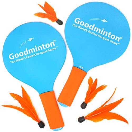 Product Cover VIAHART Goodminton | The World's Easiest Racket Game | an Indoor Outdoor Year-Round Fun Paddle Game Set for Boys, Girls, and People of All Ages