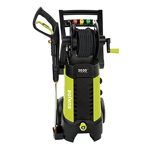 Product Cover Sun Joe SPX3001 2030 PSI 1.76 GPM 14.5 AMP Electric Pressure Washer with Hose Reel, Green