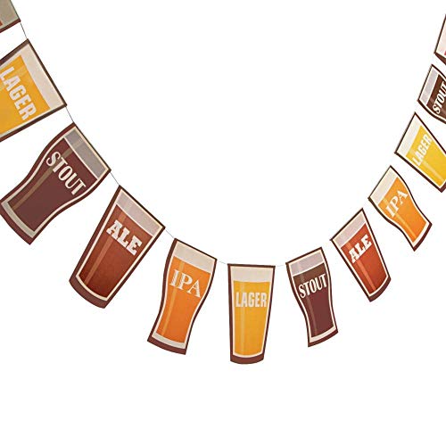 Product Cover Fun Express 7' Cardboard Beer Garland Octoberfest Party Decorations