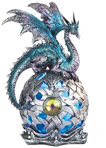 Product Cover George S. Chen Imports StealStreet SS-G-71512 Dragon on Light Up LED Orb Statue Display, 8.25