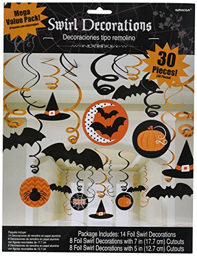 Product Cover Modern | Witches and Bats | Halloween Swirl Decoration