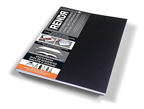 Product Cover Crescent Creative Products RENDR Lay-Flat Soft Cover Sketchbook, 8.5-Inch by 11-Inch