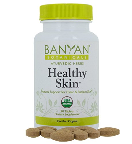 Product Cover Banyan Botanicals Healthy Skin - USDA Certified Organic - 90 Tablets - Daily Supplement for Radiant, Flawless Skin*
