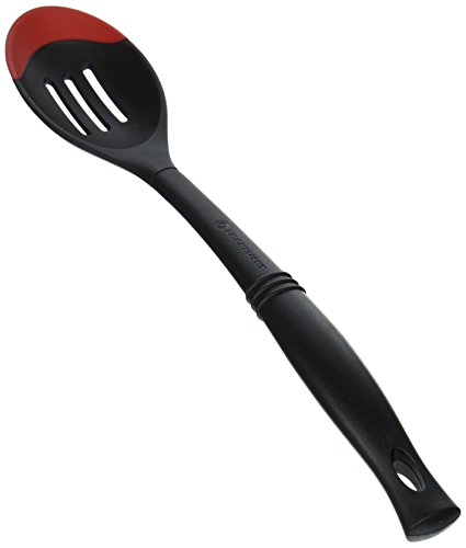 Product Cover Le Creuset of America Revolution Bi-Material Slottted Spoon, Cerise (Cherry Red)