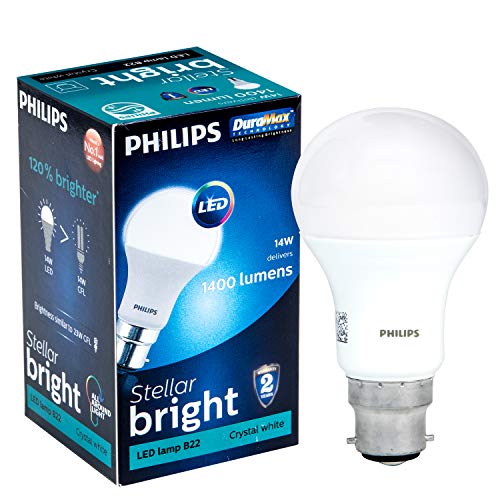 Product Cover Philips Stellar Bright 14 Watt LED Bulb, Base B22 (Cool Day Light)
