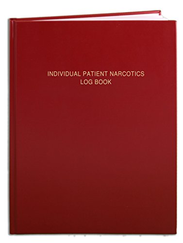 Product Cover BookFactory Individual Patient Narcotics Log Book/Patient's Narcotic Record Logbook - 120 Pages - 8 1/2