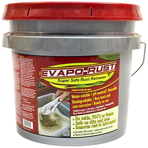 Product Cover Evapo-Rust The Original Super Safe Pail Rust Remover, Water-based, Non-Toxic, Biodegradable, 3.5 Gallons