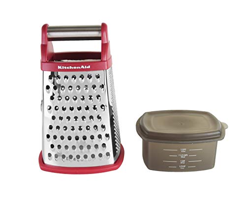 Product Cover KitchenAid KN300OSPMA Gourmet Stainless Steel Box Grater, Pomegranate