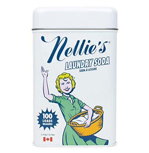 Product Cover Nellie's All-Natural Non-Toxic Vegan Powdered Laundry Detergent, 100 Loads (3.3lbs) Fresh Scent