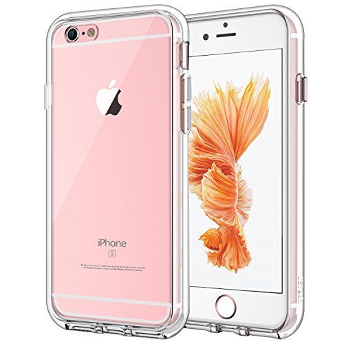 Product Cover JETech Case for Apple iPhone 6 and iPhone 6s, Shock-Absorption Bumper Cover, Anti-Scratch Clear Back (HD Clear)