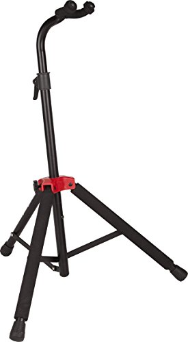 Product Cover Fender Deluxe Hanging Guitar Stand, Black/Red
