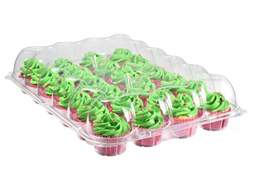 Product Cover Katgely 24 Pack Cupcake Boxes - Set of 4- Plastic Cupcake Containers