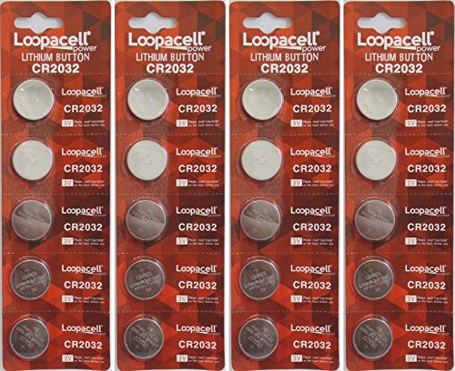 Product Cover 20 Genuine Loopacell CR2032 3v Lithium 2032 Coin Batteries Freshly Packed by Loopacell