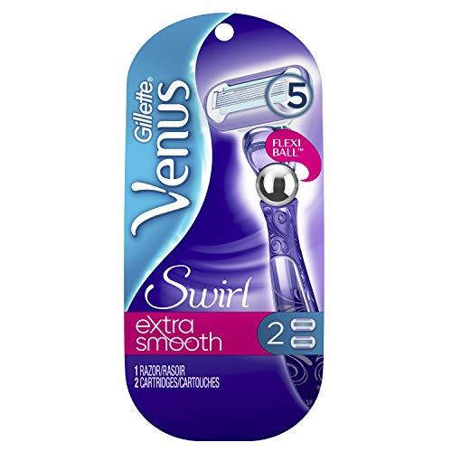 Product Cover Gillette Venus Extra Smooth Swirl Women's Razor - 1 Handle + 2 Refills (Packaging May Vary)