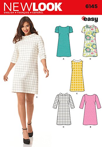 Product Cover Simplicity Creative Patterns New Look 6145 Misses' Dress, A (8-10-12-14-16-18)