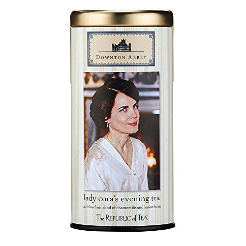 Product Cover The Republic of Tea Downton Abbey Lady Cora's Evening Herbal Tea, 36 Tea Bags, Gourmet Chamomile Tea