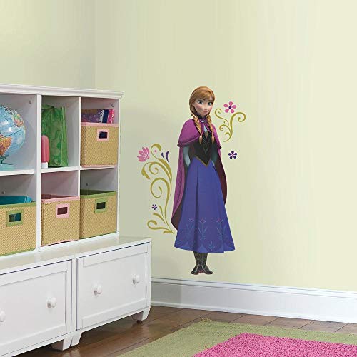 Product Cover RoomMates Disney Frozen Anna With Cape Giant Peel And Stick Wall Decals