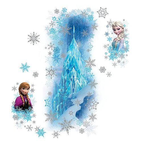 Product Cover RoomMates Disney Frozen Ice Palace With Else And Anna Peel And Stick Giant Wall Decals