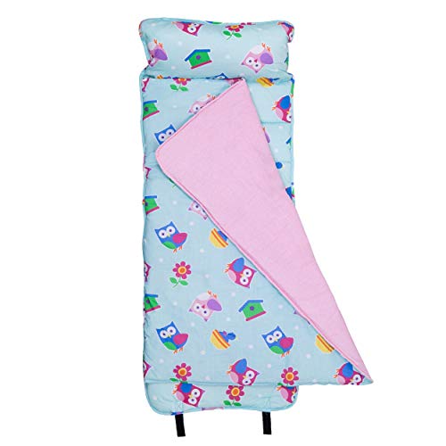 Product Cover Wildkin Nap Mat with Pillow for Toddler Boys and Girls, Perfect Size for Daycare and Preschool, Designed to Fit on a Standard Cot, Patterns Coordinate with Our Lunch Boxes and Backpacks, Birdie
