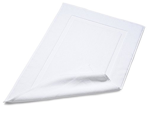 Product Cover Chakir Turkish Linens Turkish Cotton Luxury Hotel & Spa Bath Towel, Bath Mat - Set of 2, White
