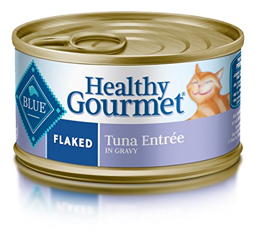 Product Cover Blue Buffalo Healthy Gourmet Natural Adult Flaked Wet Cat Food, Tuna 3-oz cans (Pack of 24)