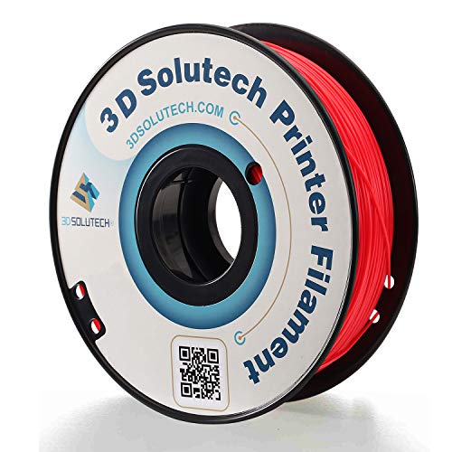 Product Cover 3D Solutech Real Red 3D Printer PLA Filament 1.75MM, Dimensional Accuracy +/- 0.03 mm, 2.2 LBS (1.0KG) - RA-I00I-DQUY