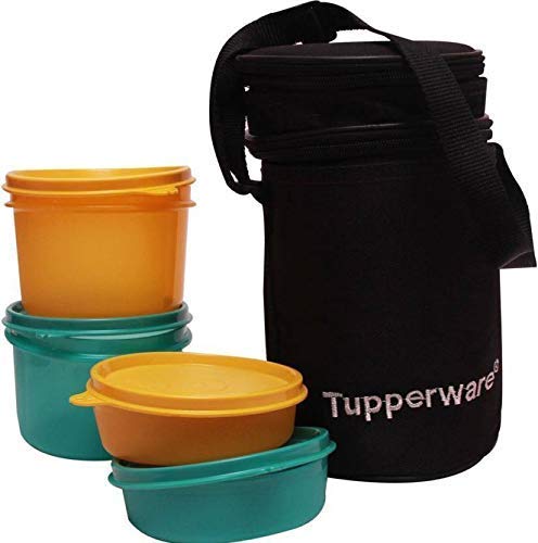 Product Cover TP-990-T186 Tupperware Executive Lunch (Including Bag) With Small Bowls and Large Bowls allows you to Pack a Complete Lunch