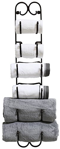 Product Cover DecoBros Wall Mount Multi-Purpose Towel/Wine/Hat Rack, Bronze