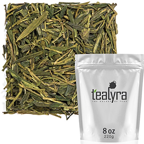 Product Cover Tealyra - Premium Dragon Well - Long Jing - Green Tea - Loose Leaf Tea - First Grade - Organically Grown - 8-Ounce