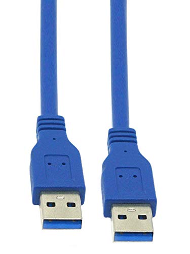 Product Cover Storite® USB 3.0 Type A Male to Type A Male Cable for Data Transfer Hard Drive Enclosures, Printer, Modem, Cameras Printer, Modem, Cameras 1.5m 150 cm-Blue