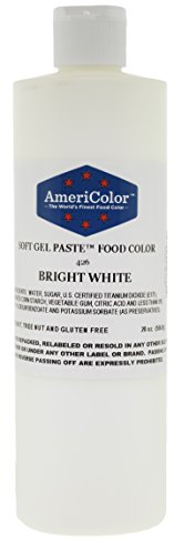 Product Cover Food Coloring AmeriColor - Bright White Soft Gel Paste, 20 Ounce