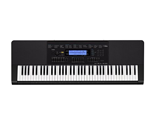 Product Cover Casio WK-245 76-Key Touch Sensitive Keyboard with Power Supply