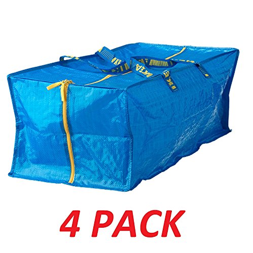 Product Cover Ikea 901.491.48 Frakta Storage Bag, Blue, 4 Pack