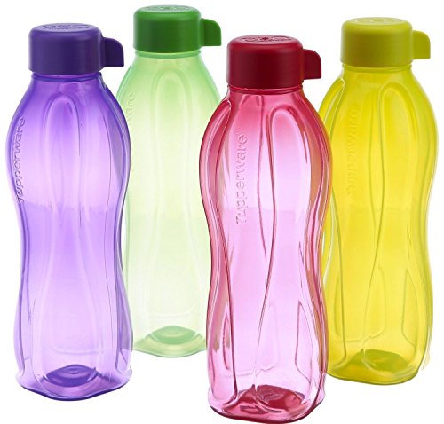 Product Cover  Tupperware Eco Sports 1 Litre Aqua Safe Water Bottle ( Set of 4) 32 Oz