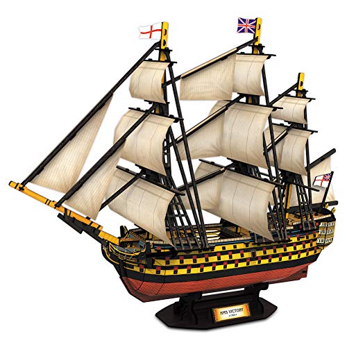 Product Cover CubicFun 3D Puzzles Large HMS Victory Vessel Ship Sailboat Model Kits for Adults and Teens Toys, 189 Pieces, T4019h