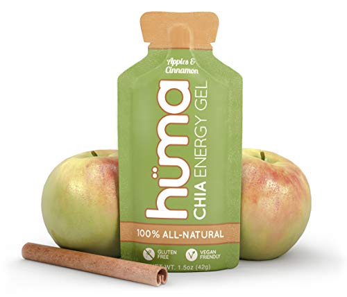 Product Cover Huma Chia Energy Gel, Apples & Cinnamon, 12 Gels - Premier Sports Nutrition for Endurance Exercise