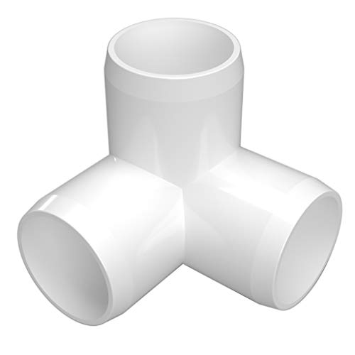 Product Cover FORMUFIT F0343WE-WH-8 3-Way Elbow PVC Fitting, Furniture Grade, 3/4