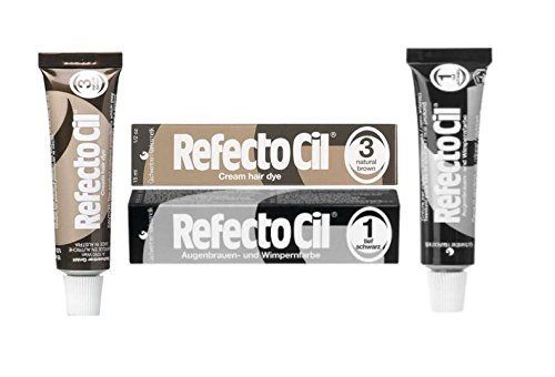 Product Cover Refectocil Twin Pack Black n Natural Brown Cream Hair Dye, , 15ml X 2