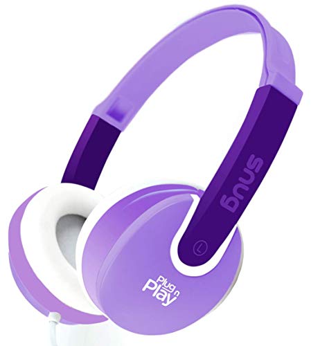 Product Cover Snug Plug n Play Kids Headphones for Children DJ Style (Purple)
