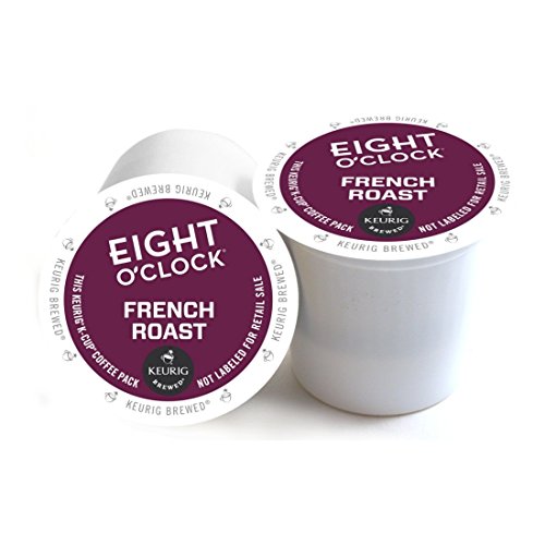 Product Cover Eight O'Clock French Roast Coffee Keurig 2.0 K-Cup Pack, 18 Count