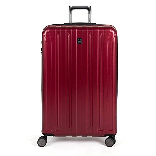 Product Cover DELSEY Paris Luggage Checked-Large Hard Case Spinner Suitcase, Black Cherry, 29 inch